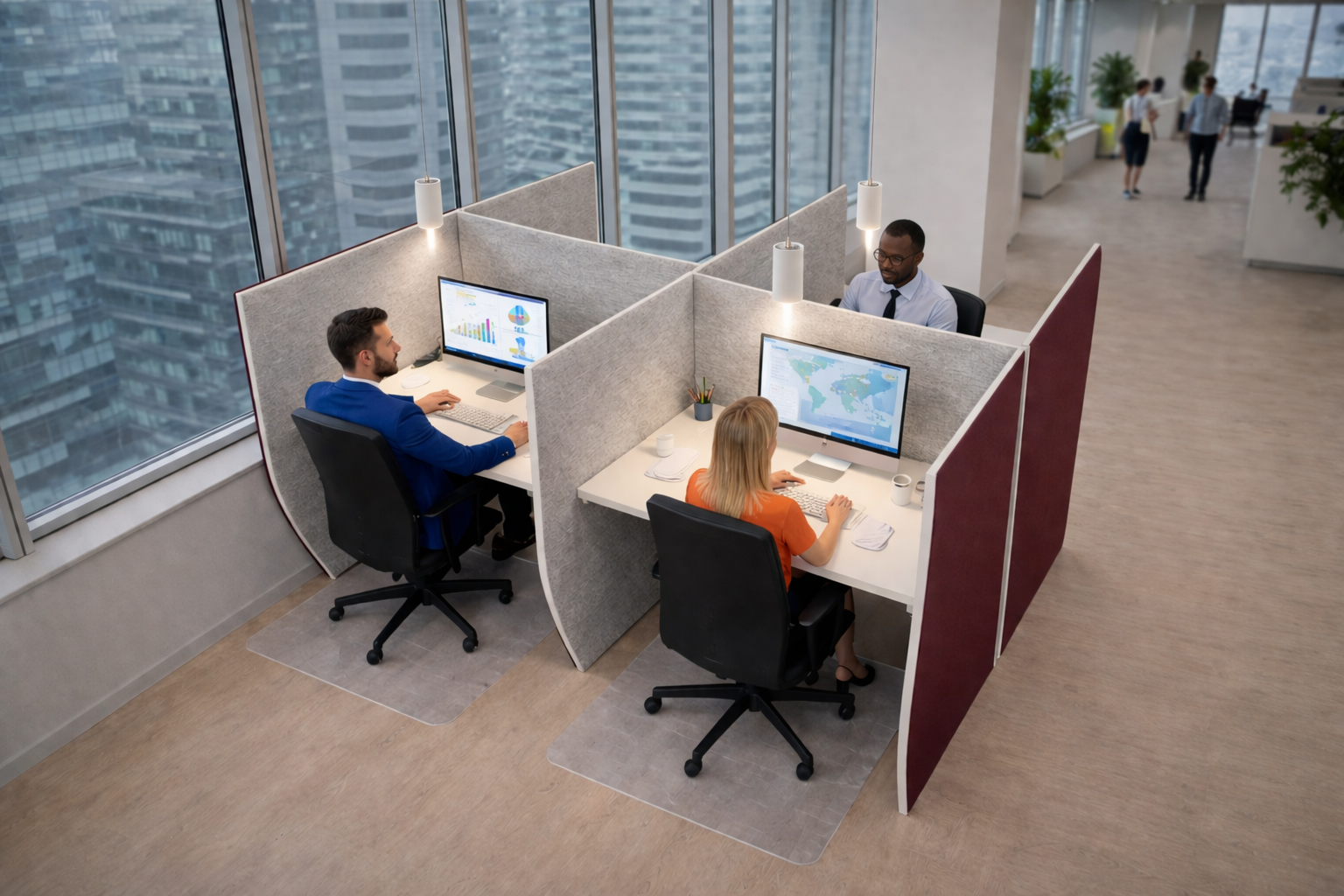 Boss: Snug 4-Way Booth - Refurbished