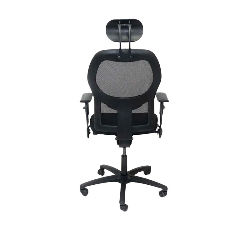Ahrend: 160 Type Task Chair with Headrest and Folding Arms - Refurbished