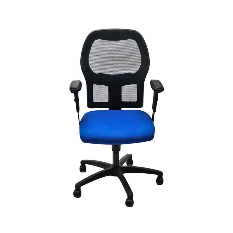 Ahrend: 160 Type Task Chair in Blue Fabric - Refurbished