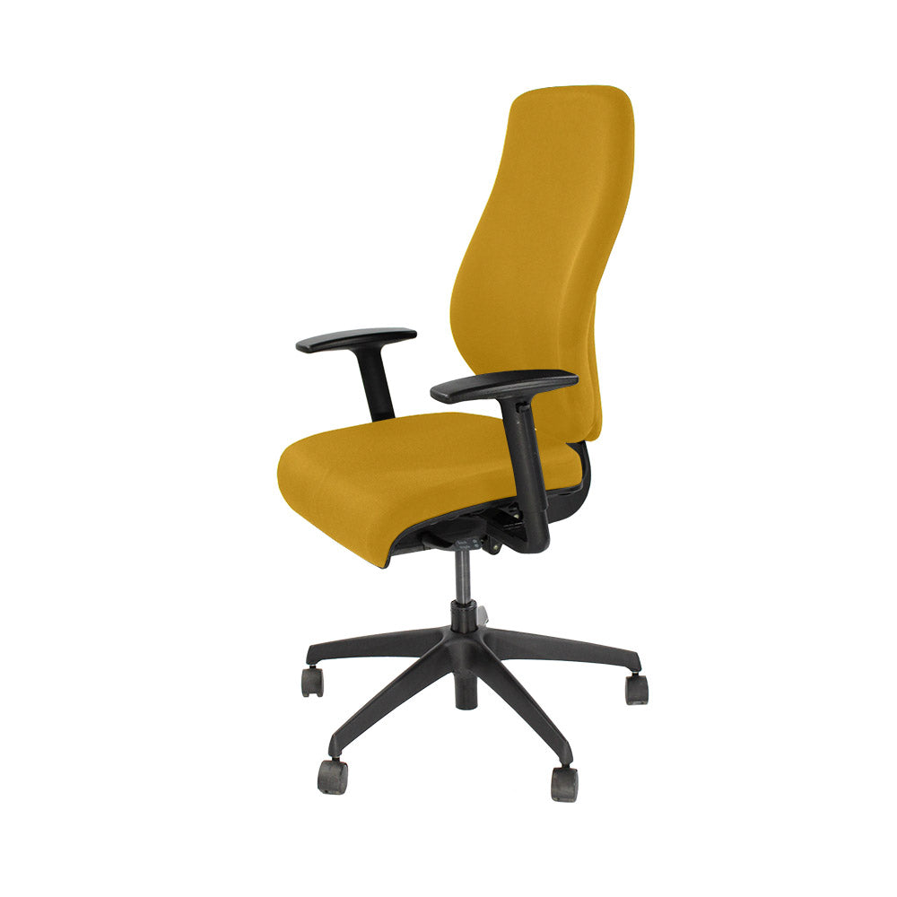 Boss Design: Key Task Chair - New Yellow Fabric - Refurbished