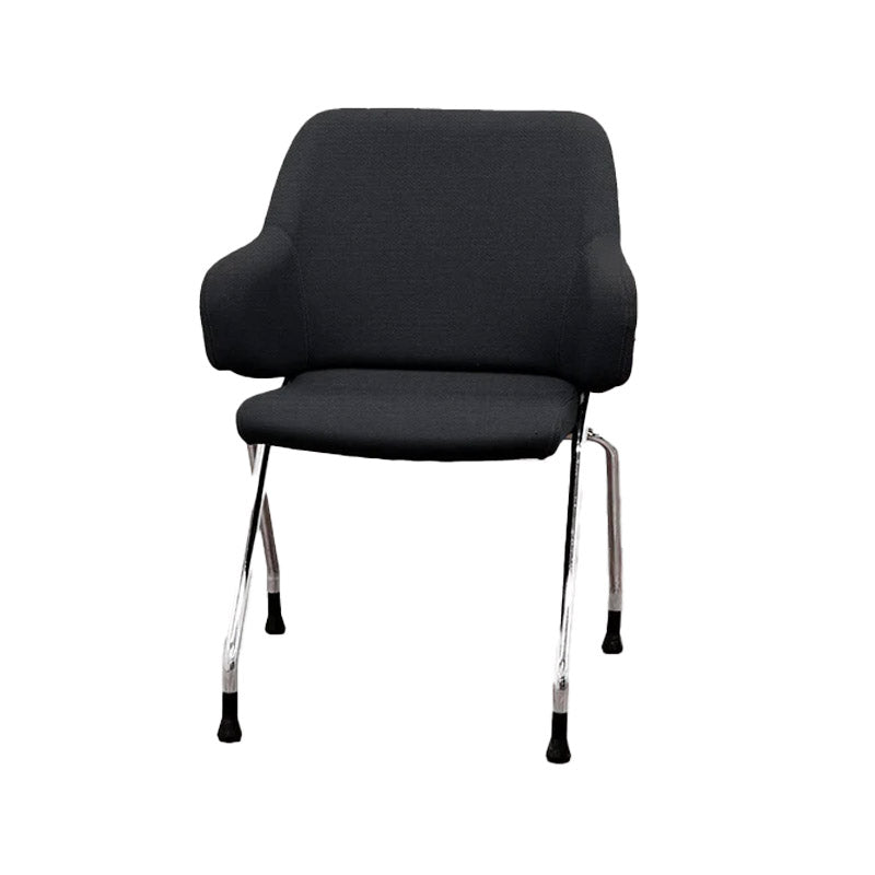 Boss Design: Skoot Meeting Chair in Black Fabric - Refurbished