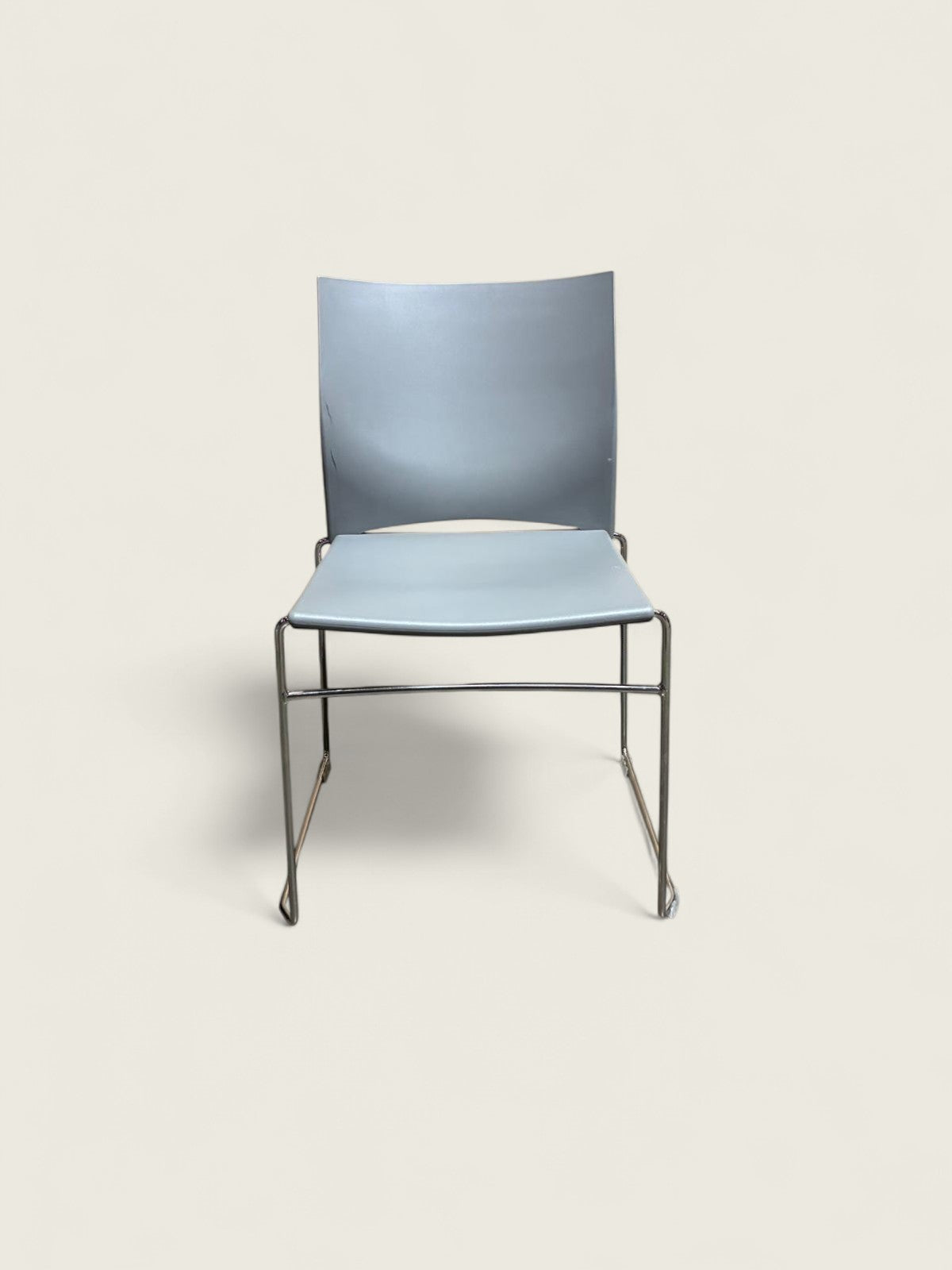 Connection: Gray Visitors Side Chair - Refurbished