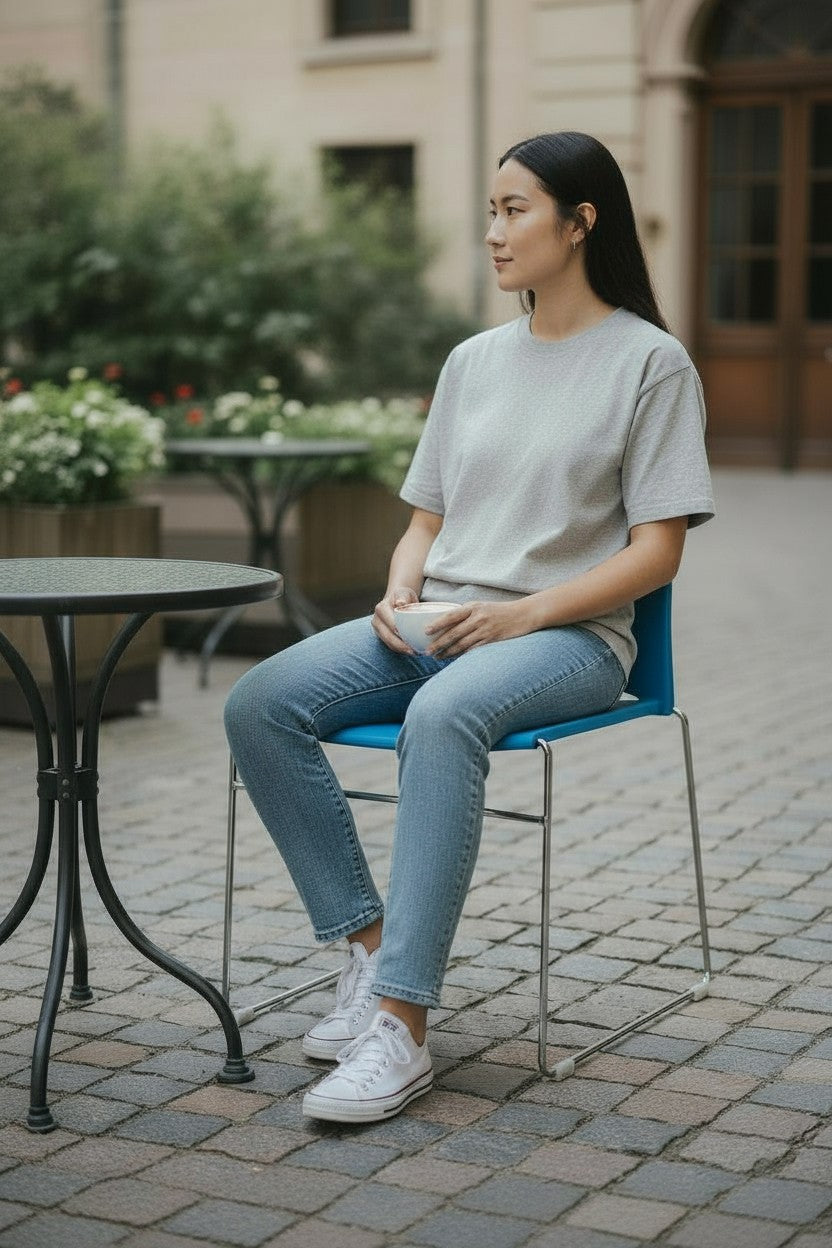 <tc>Connection</tc>: Blauer Besucher-Seitenstuhl - Generalüberholt