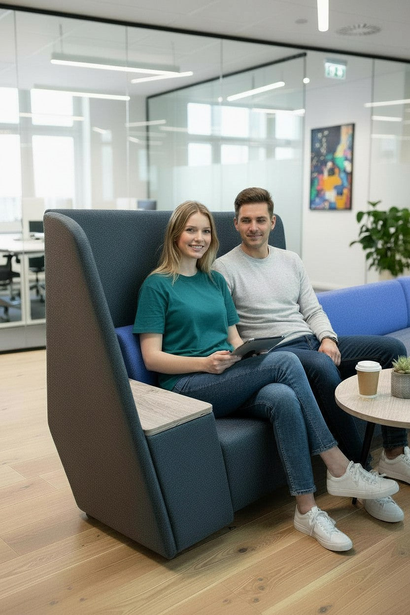 Davison: Modulare Sitzkabine mit hoher Rückenlehne – renoviert