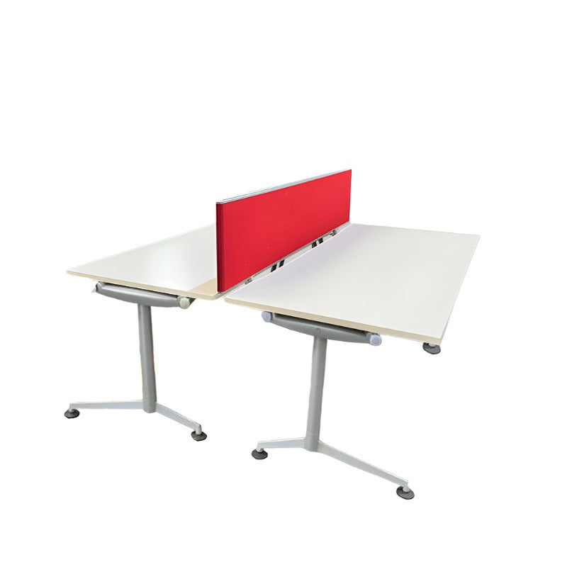 Herman Miller: Abak T Leg Bank of 2 Desks - Refurbished