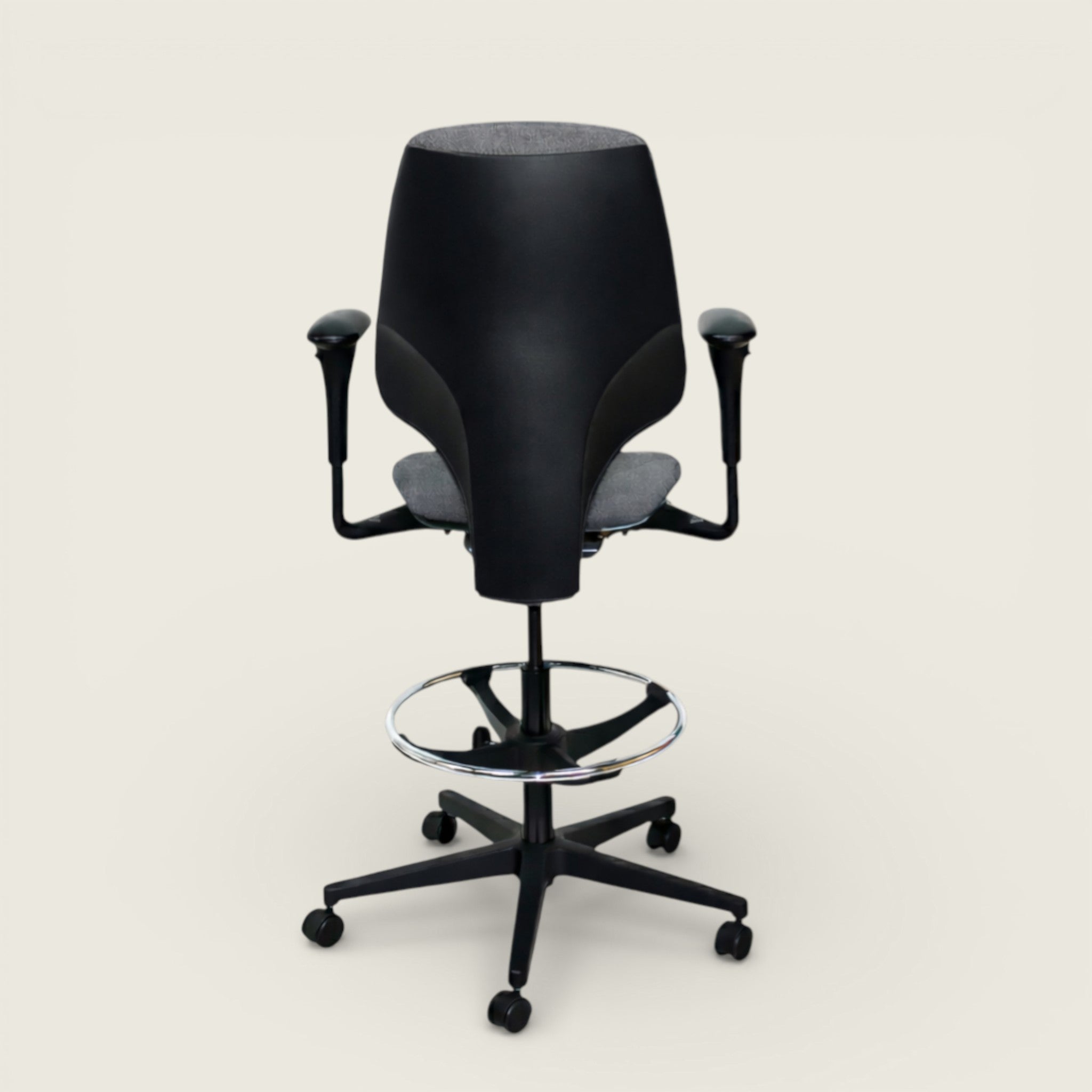 Giroflex: G64 Draughtsman Chair in Grey Fabric - Refurbished