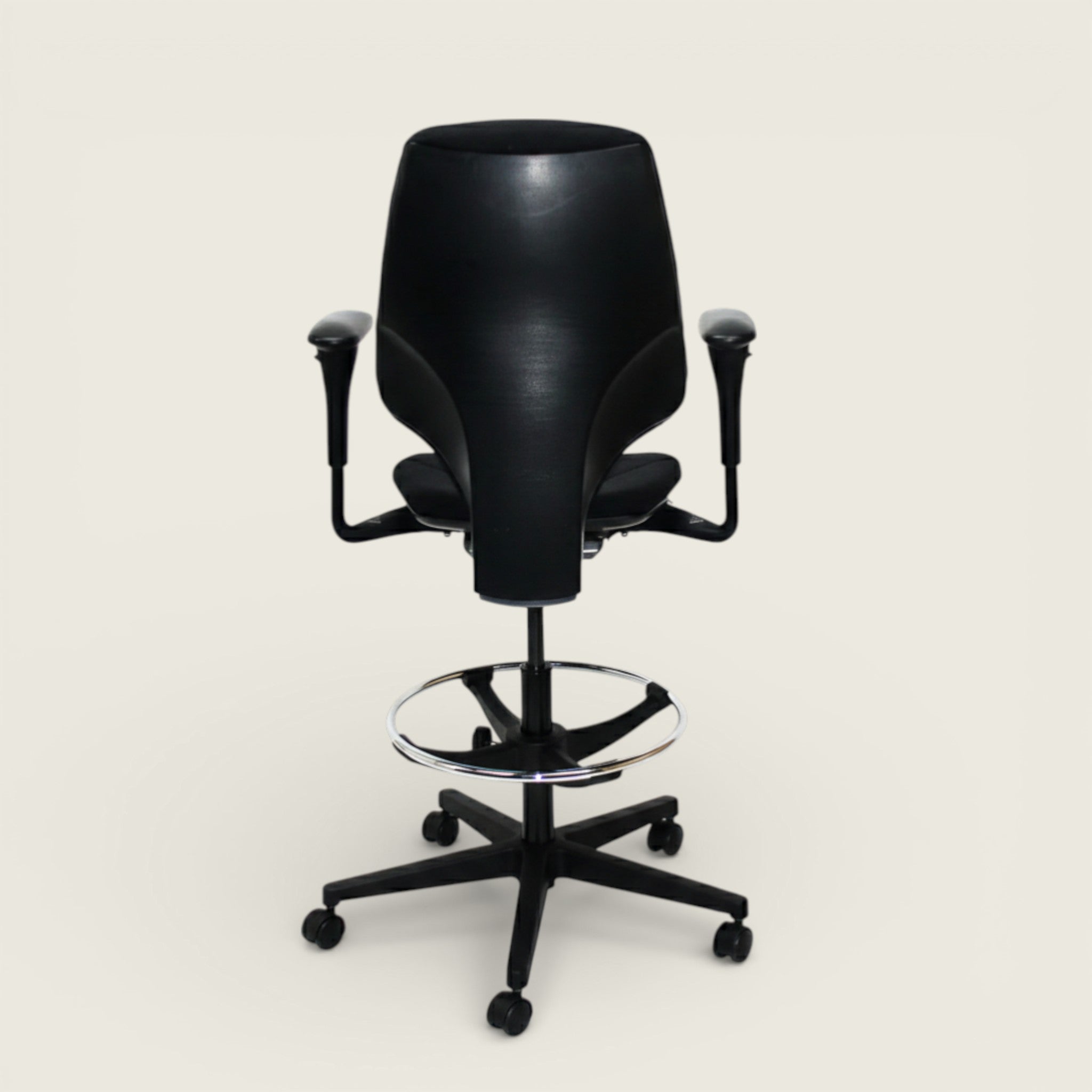 Giroflex: G64 Draughtsman Chair in Black Fabric - Refurbished