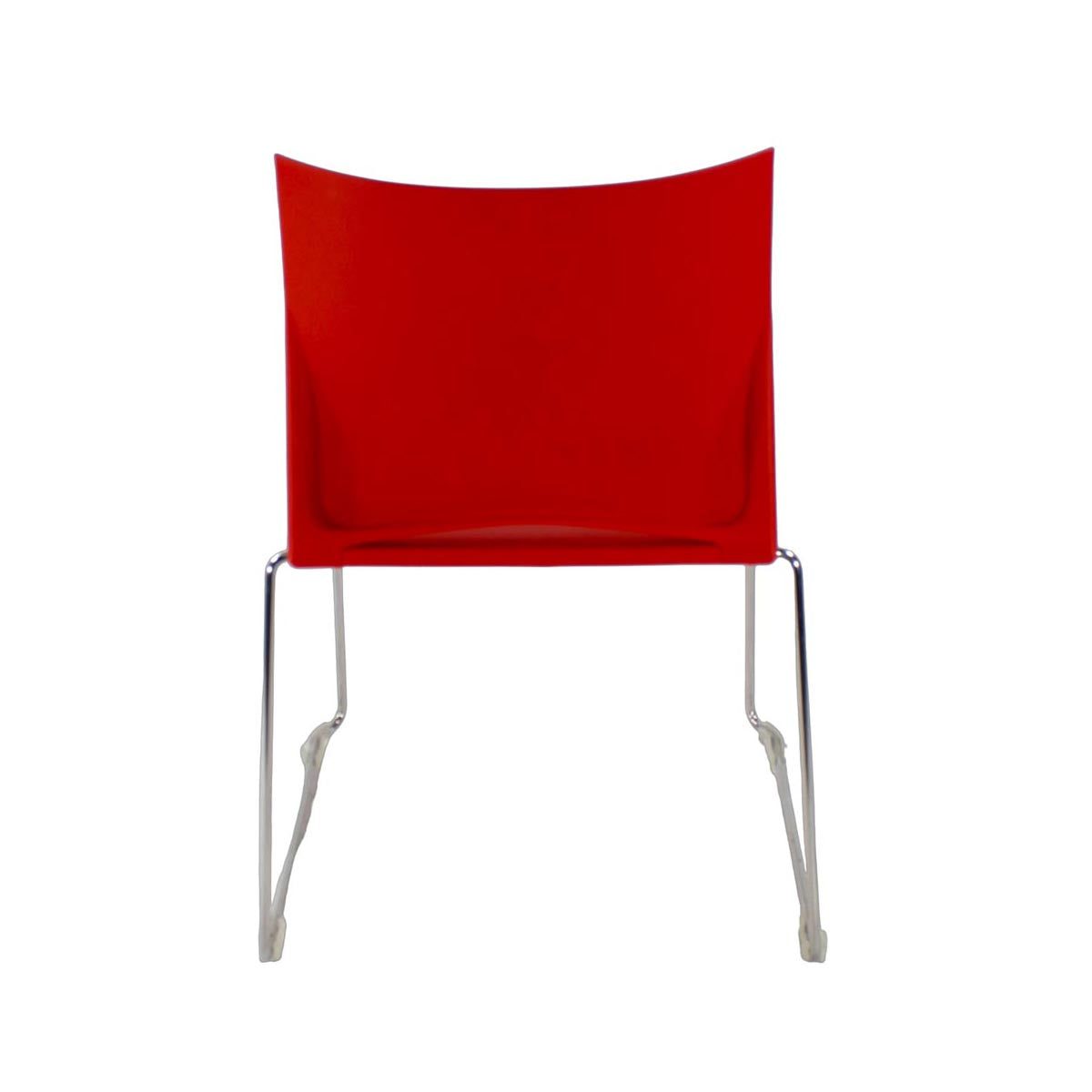 <tc>Herman Miller</tc>: Pronta Stapelstuhl in Rot - Generalüberholt