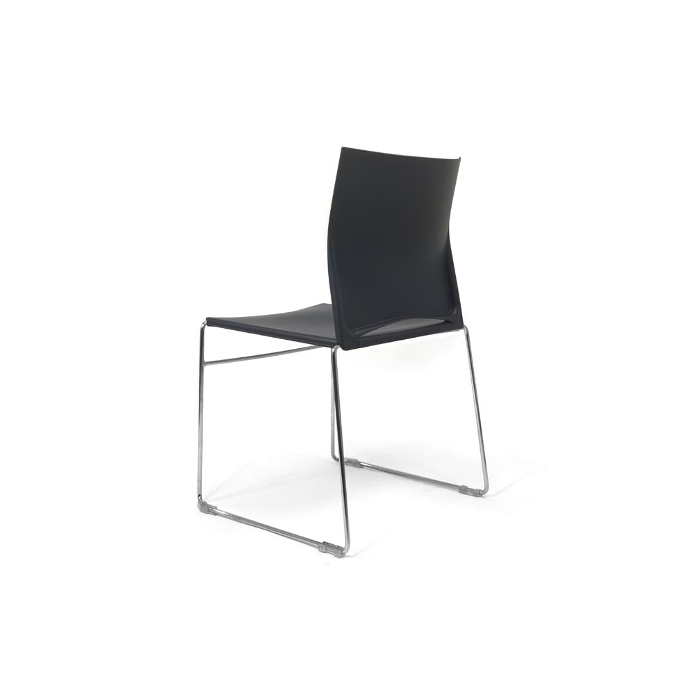 <tc>Herman Miller</tc>: Pronta Stapelstuhl in Schwarz - Generalüberholt