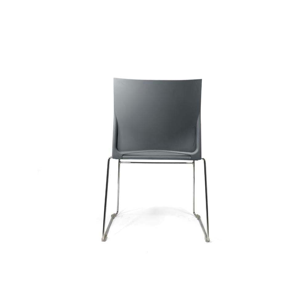 <tc>Herman Miller</tc>: Pronta Stapelstuhl in Grau - Generalüberholt