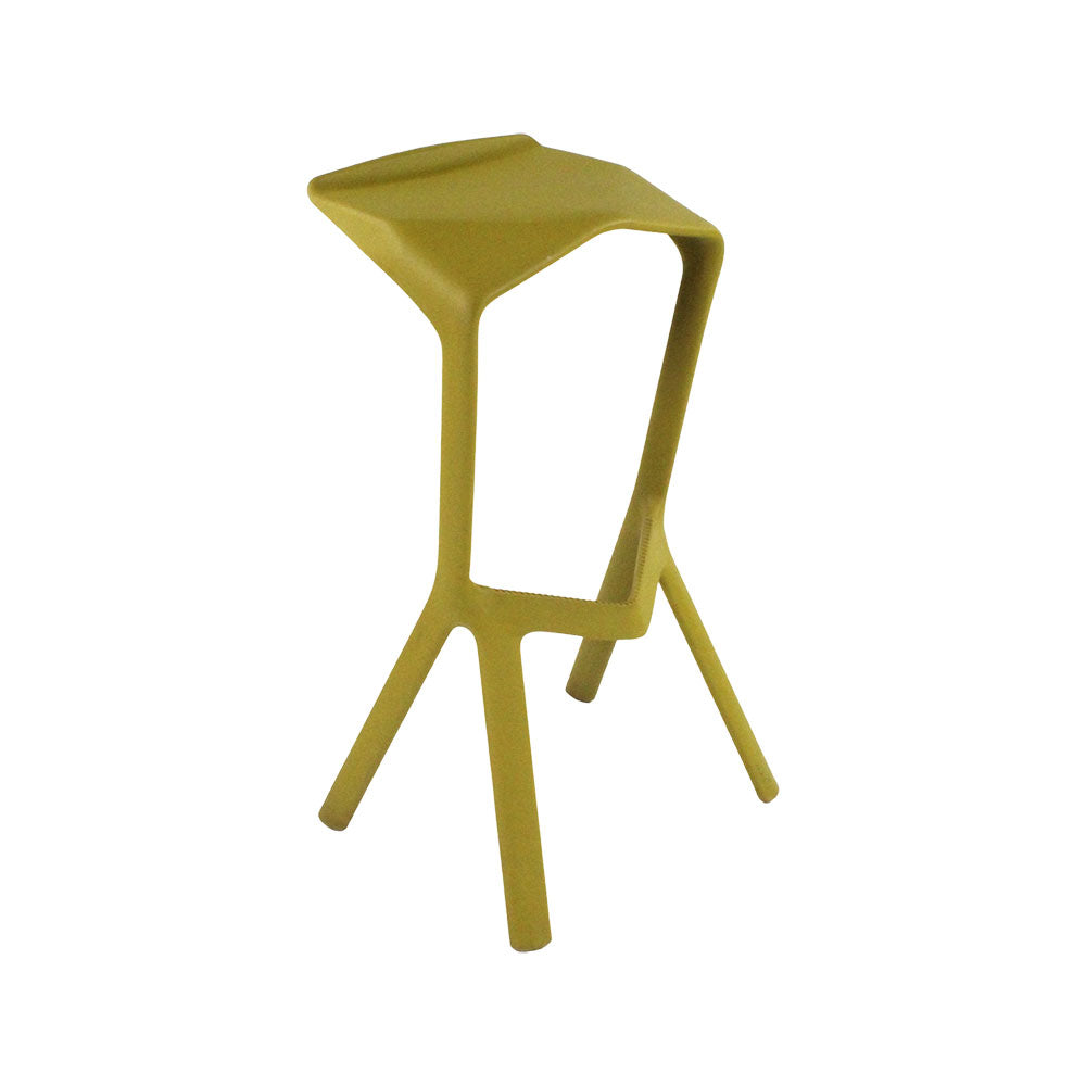 Plank: Miura Stool in Yellow Green - Refurbished