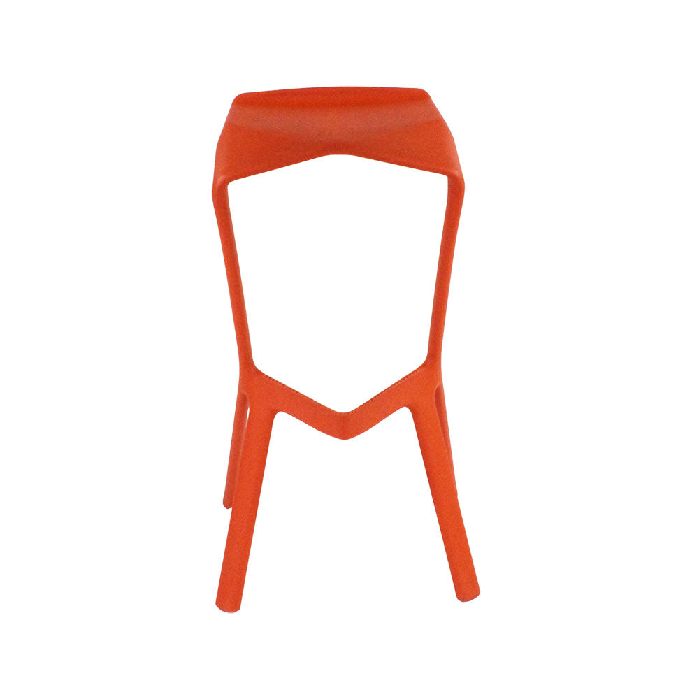 Plank: Miura Stool in Pure Orange - Refurbished