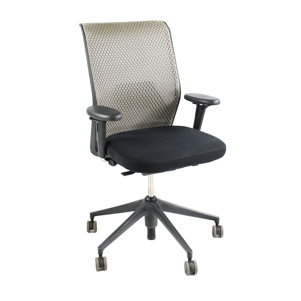 <tc>Vitra</tc>: ID Mesh Bürostuhl in Creme - Generalüberholt