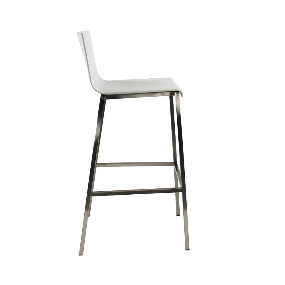 <tc>Pedrali</tc>: Kudara 1322 Hocker in Weiß - Generalüberholt