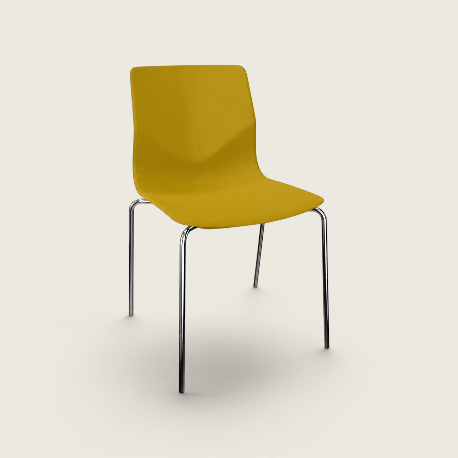 Ocee: FourSure 44 Stackable Chair in Mustard- Refurbished