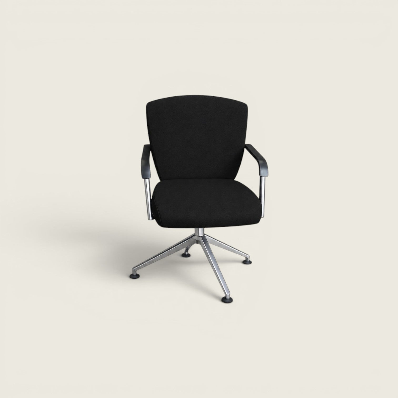 Pledge: Conference/Meeting Chair in Black Fabric - Refurbished