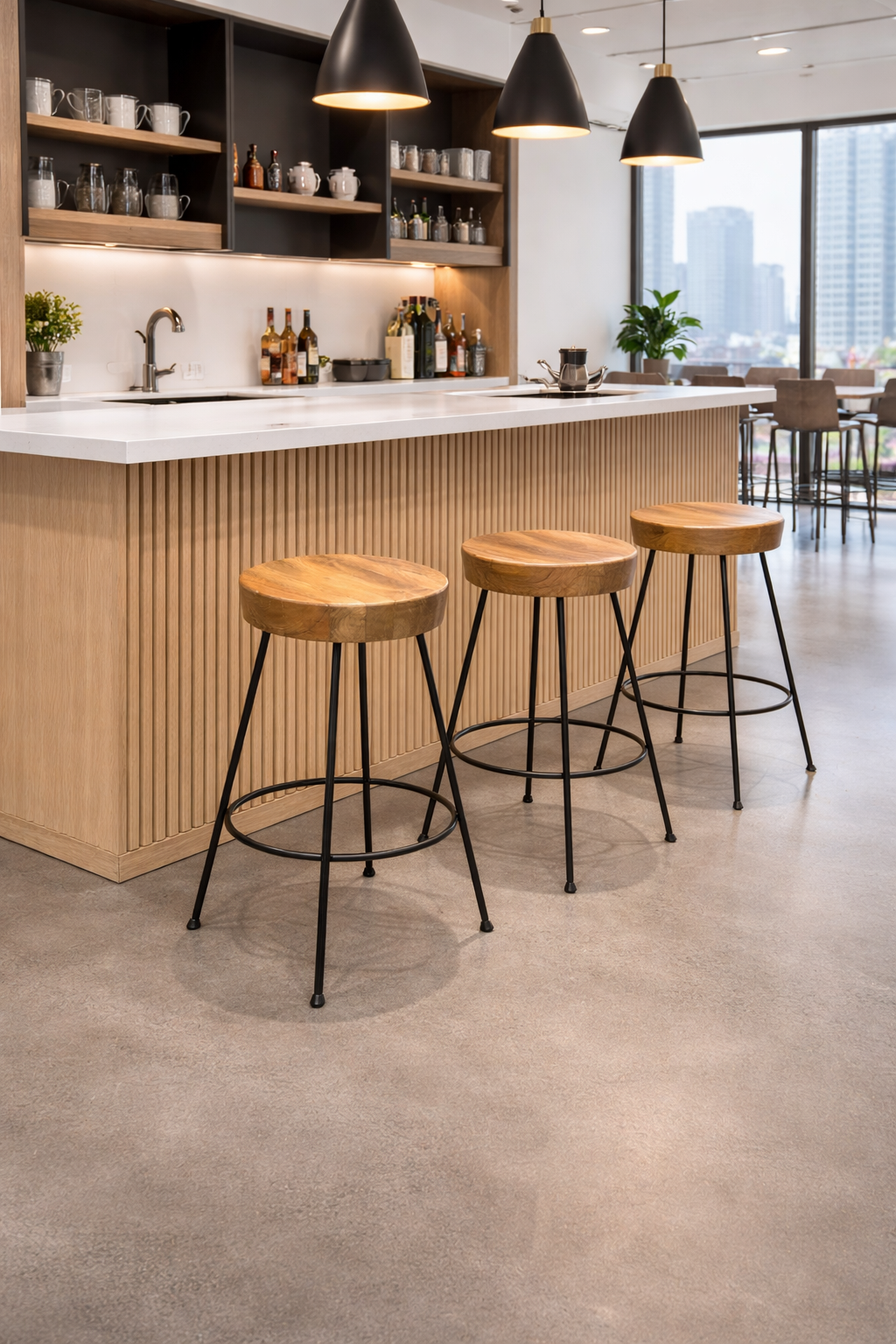 Saxen: Bar stool - Refurbished