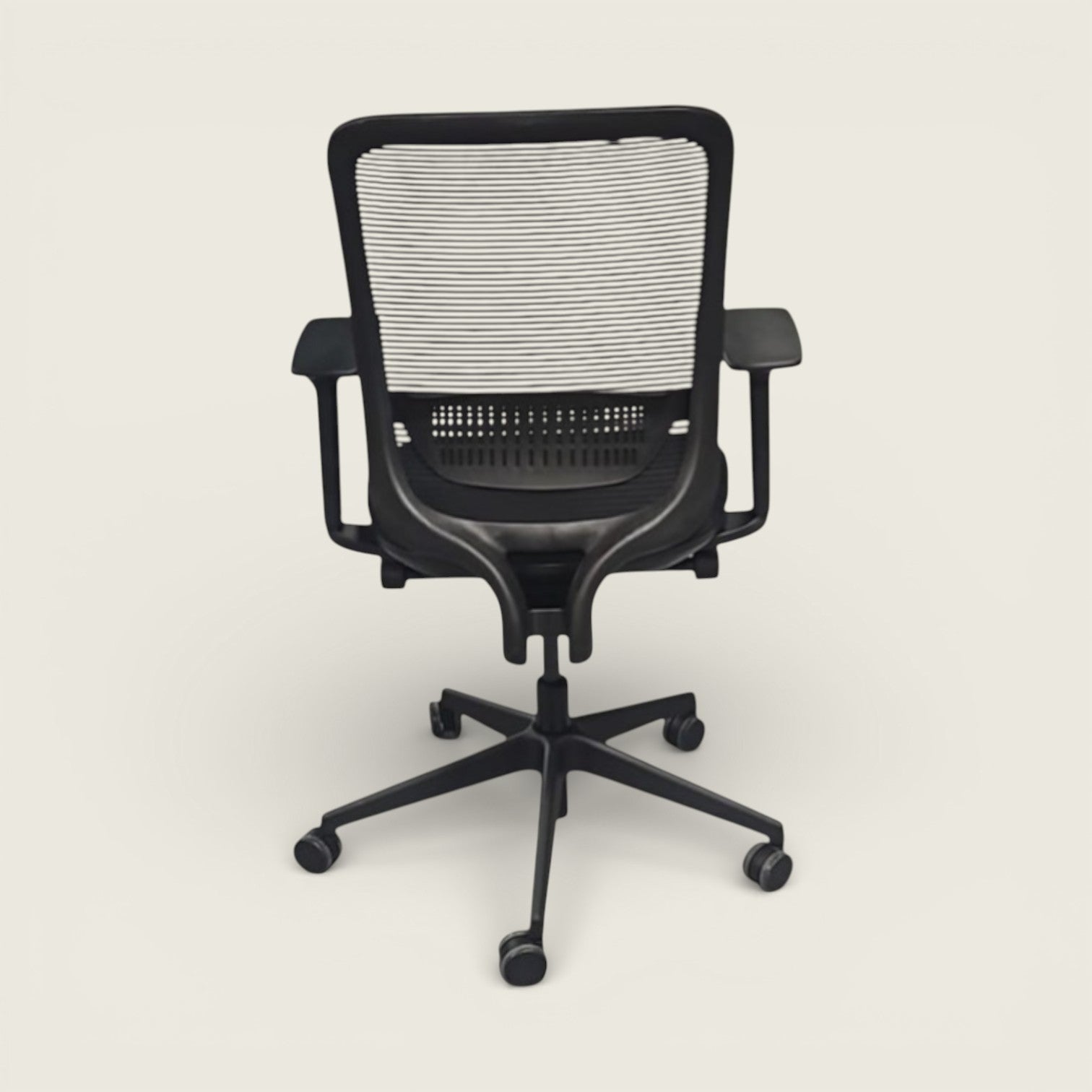 Saxen Don't Task Chair in Black Fabric - Refurbished
