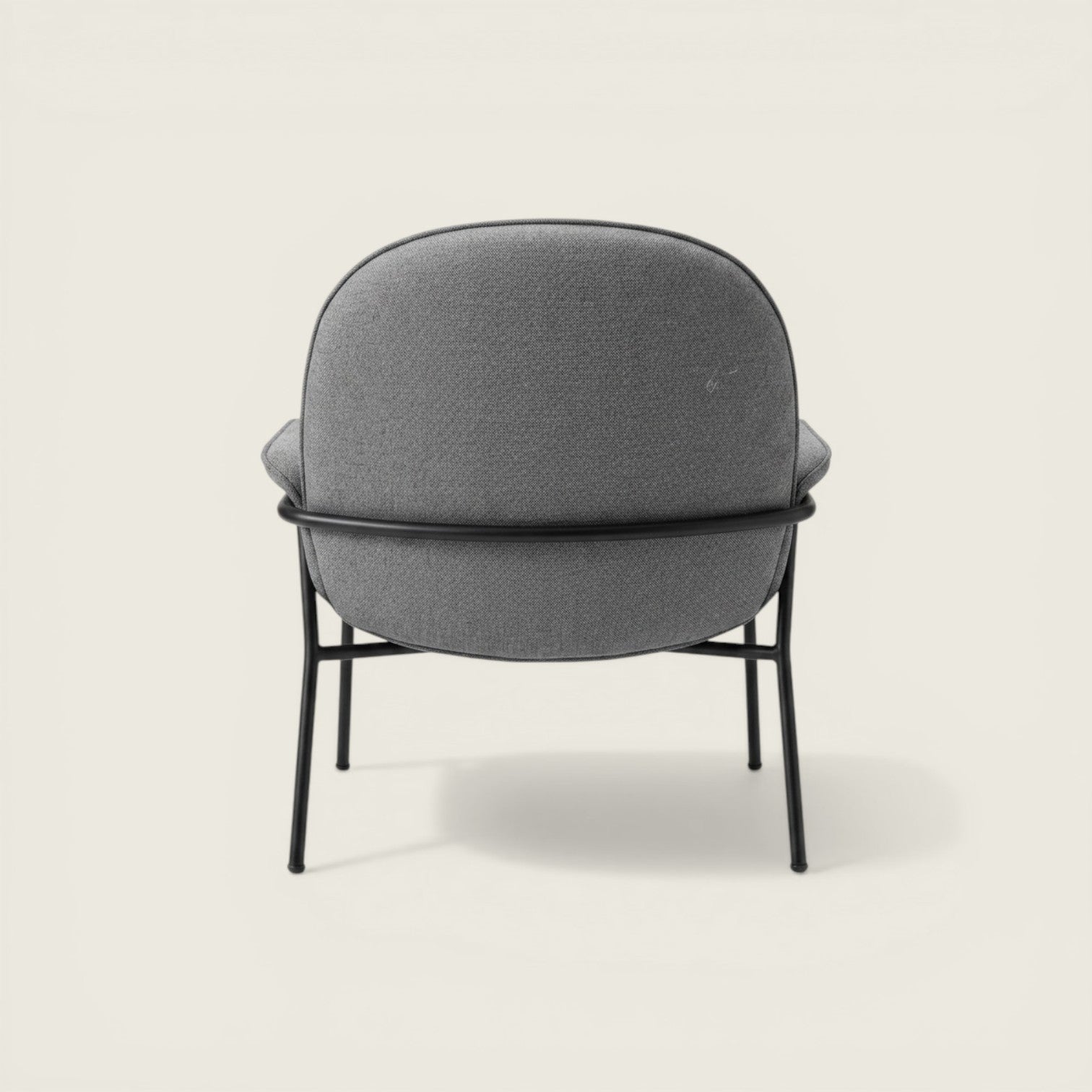 Saxen: Soft Visitors/Side Chair in Gray - Refurbished