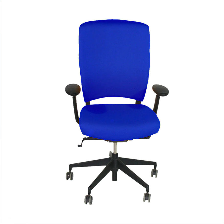 Senator: Enigma S21 Office Chair with Black Frame in Blue Fabric - Refurbished