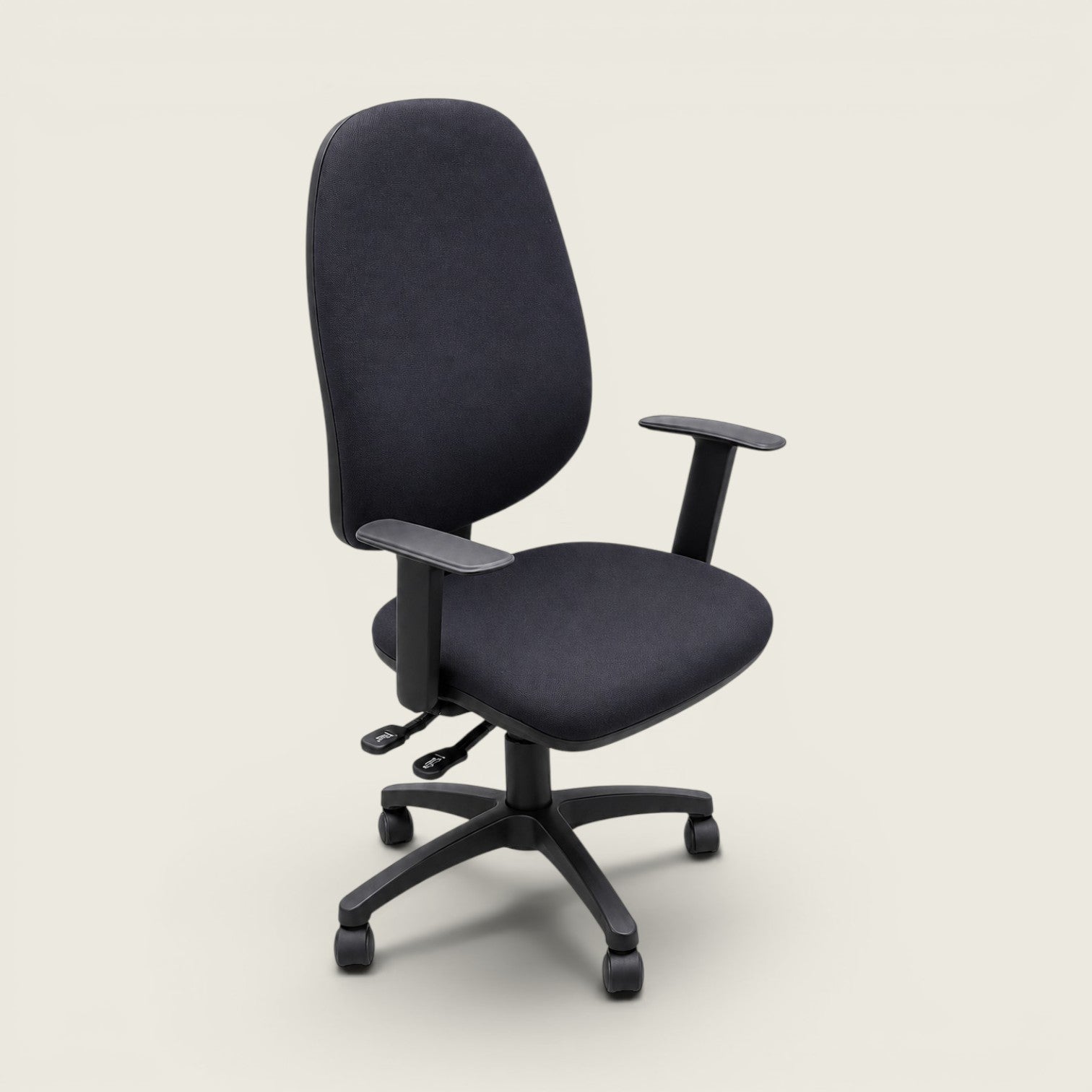 Versprechen: Zielen Sie zwei Sitzoter -Sofa in orangefarbenem Stoff - renoviert