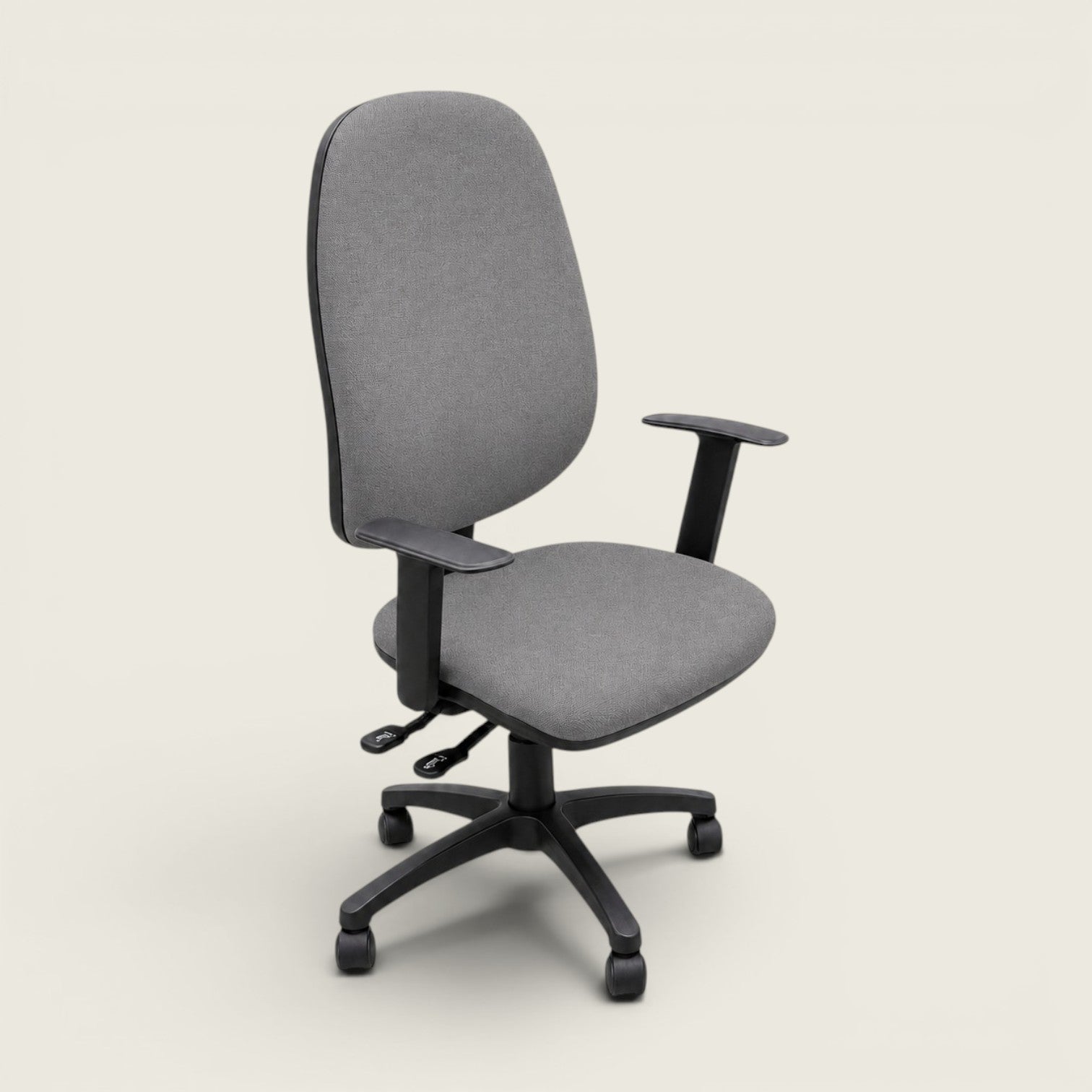 Urban: Operators High-Back Chair in Grey Fabric - Refurbished