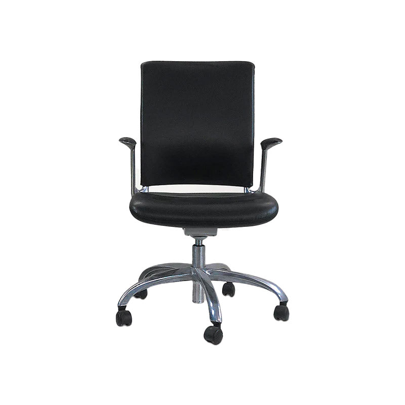 Verco: V -Smart High Back Leder Task Stuhl - renoviert