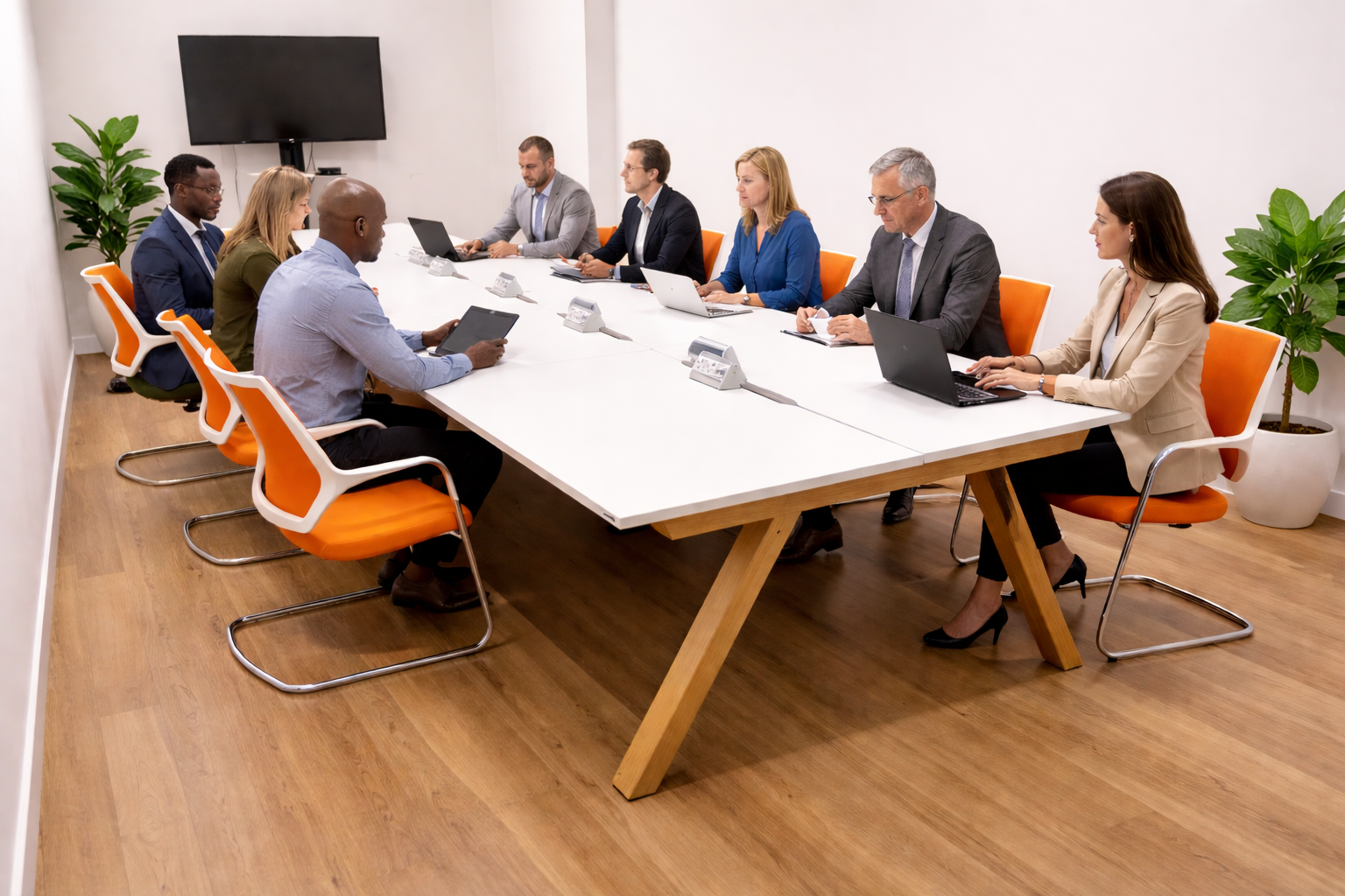 Orangebox: Zee Meeting Table - Refurbished