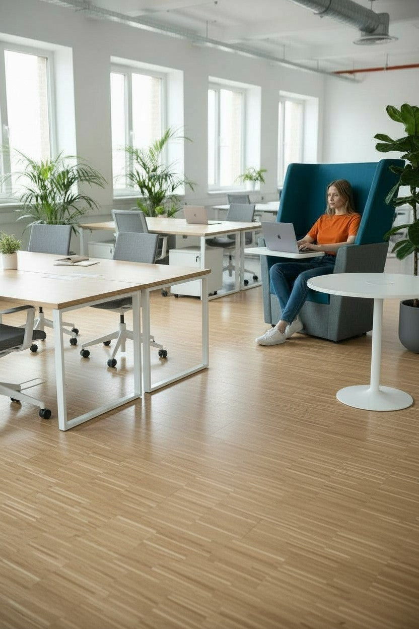 Orangebox: Dark Teal und Grey Away From The Desk (AFTD) Einzelsofa mit hoher Rückenlehne: - Renoviert