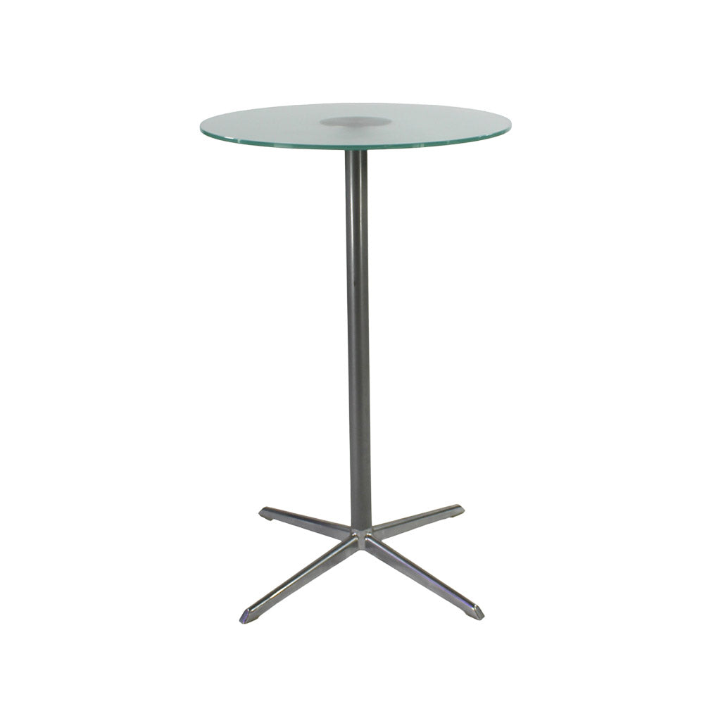 Boss Design: Glass Poseur High Table - Refurbished