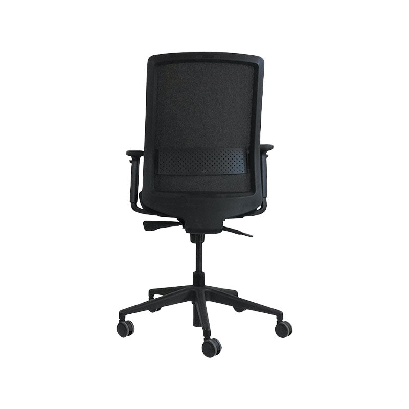 Bestuhl: S30 Task Chair in Black Leather - Refurbished
