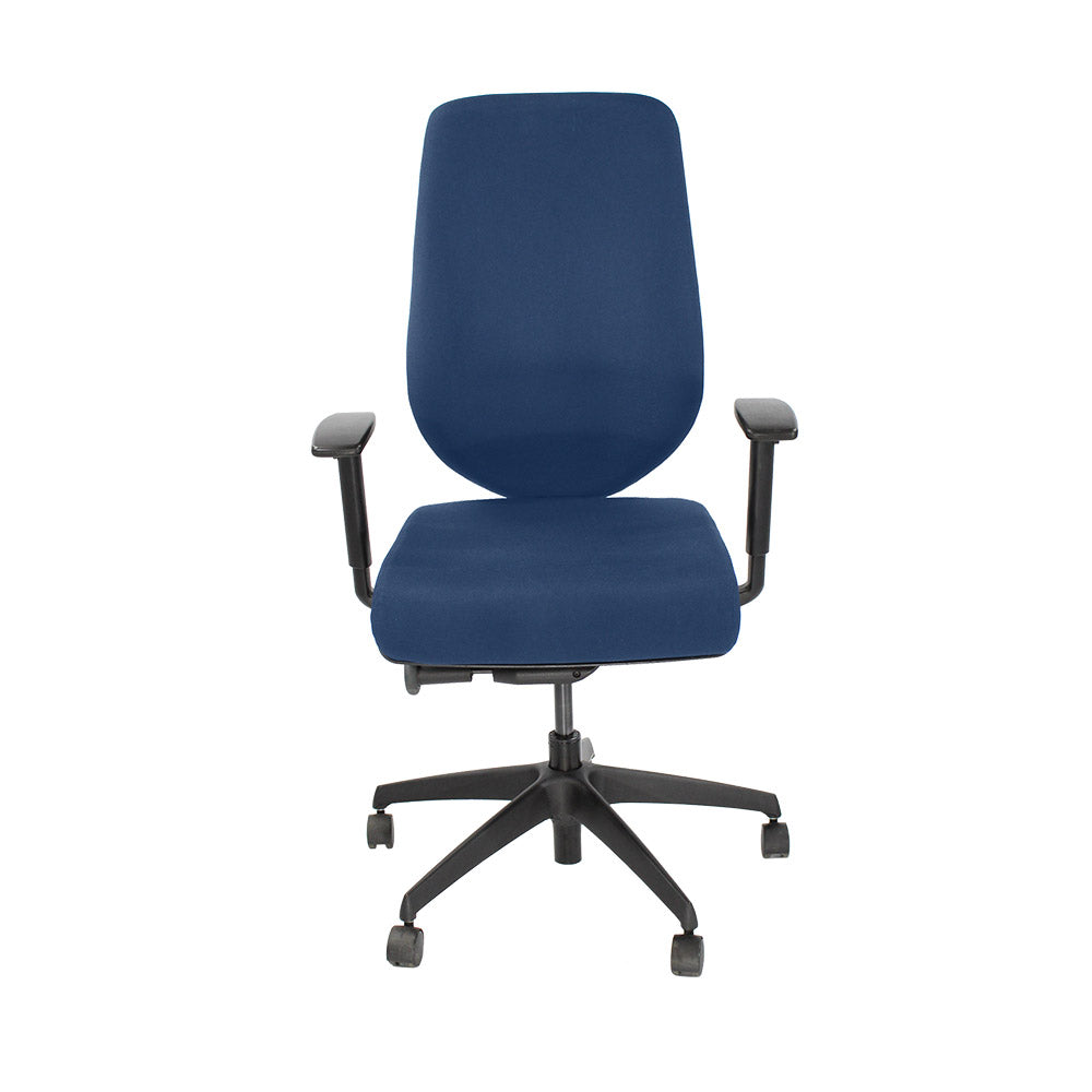 Boss Design: Key Task Chair – Neuer blauer Stoff – generalüberholt