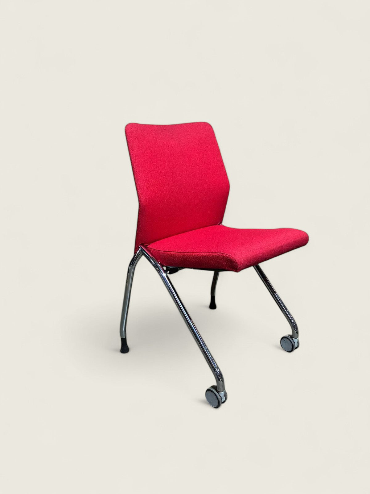 Boss: Red Visitors/Meeting chair - Refurbished