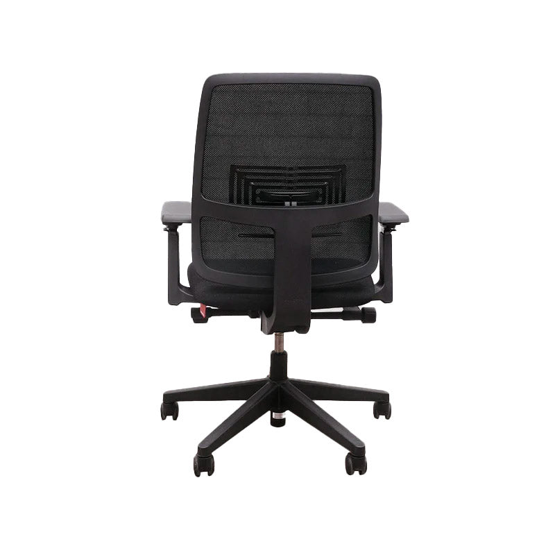 Haworth: Lively Task Chair in Black Fabric - Refurbished