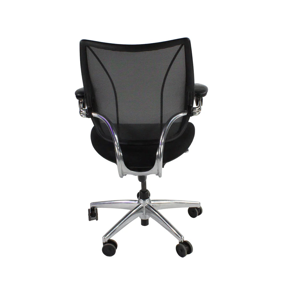 Humanscale: Liberty Task Chair in Black Fabric/Aluminium Frame - Refurbished