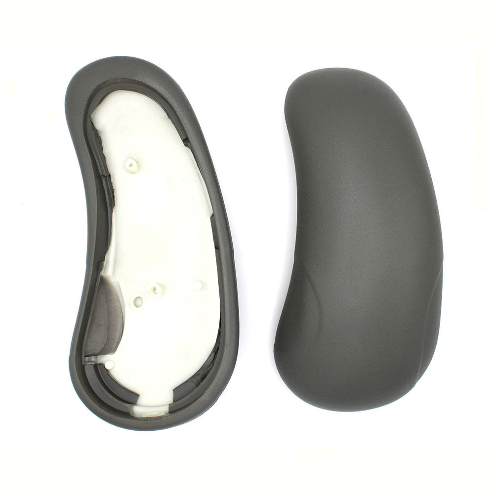 <tc>Herman Miller</tc>: <tc>Mirra</tc> 1 Ersatz-Armkappen in Grau – Packung mit 10 Paaren