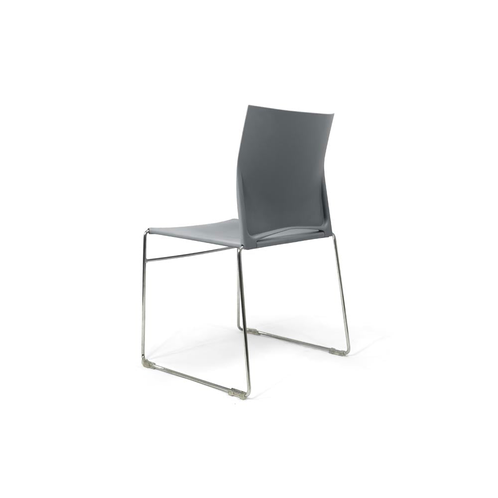 Herman Miller: Pronta Stacking Chair in Grey - Refurbished