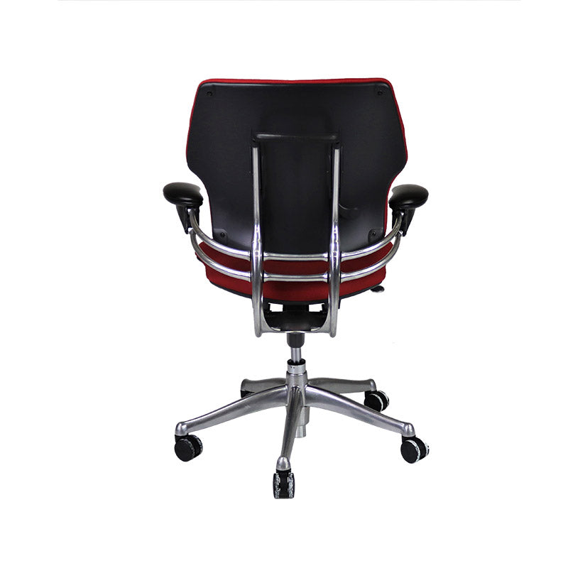 Humanscale: Freedom Task Chair aus schwarzem Stoff – generalüberholt