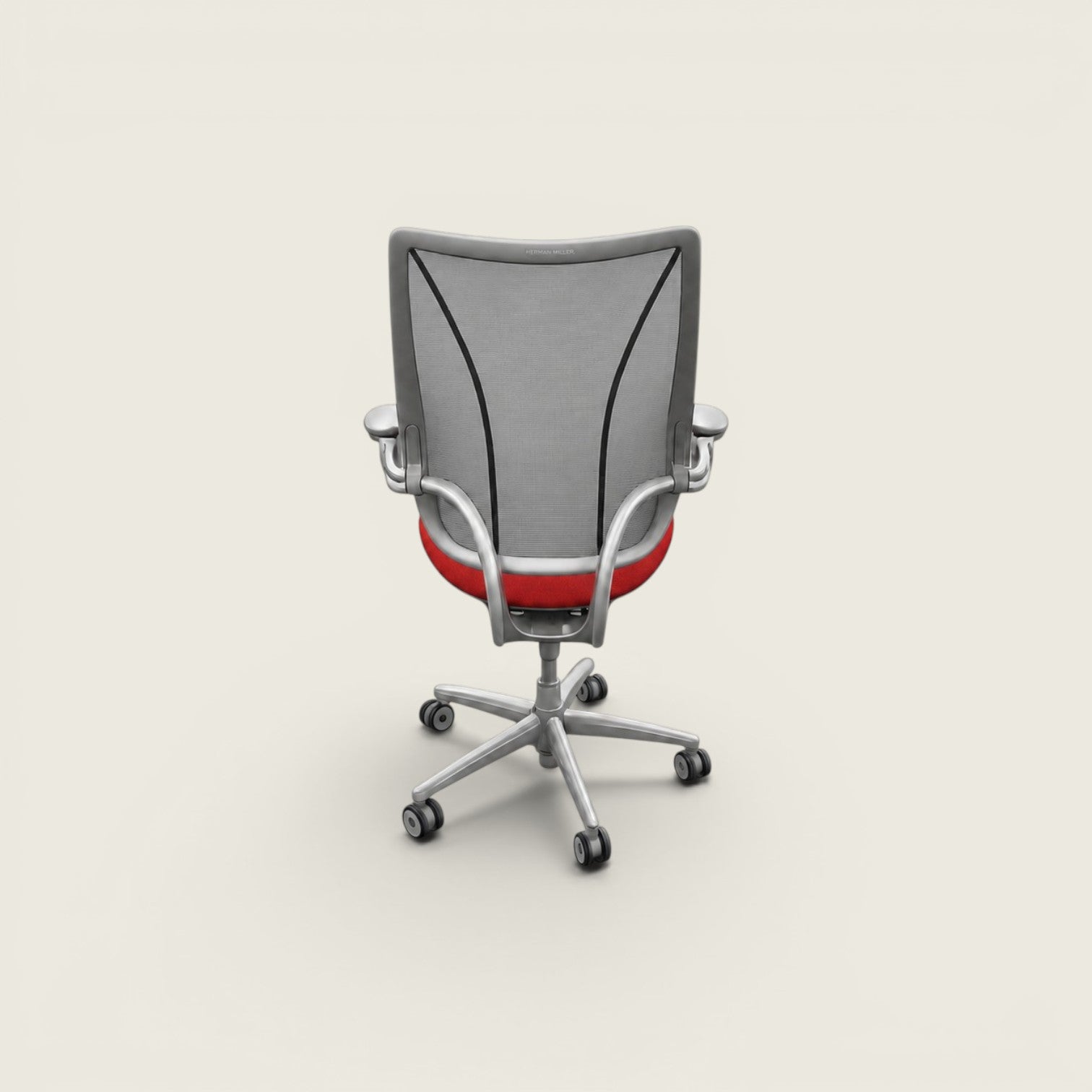 <tc>Humanscale</tc>: <tc>Liberty</tc> Bürostuhl mit schwarzem Stoffbezug – generalüberholt