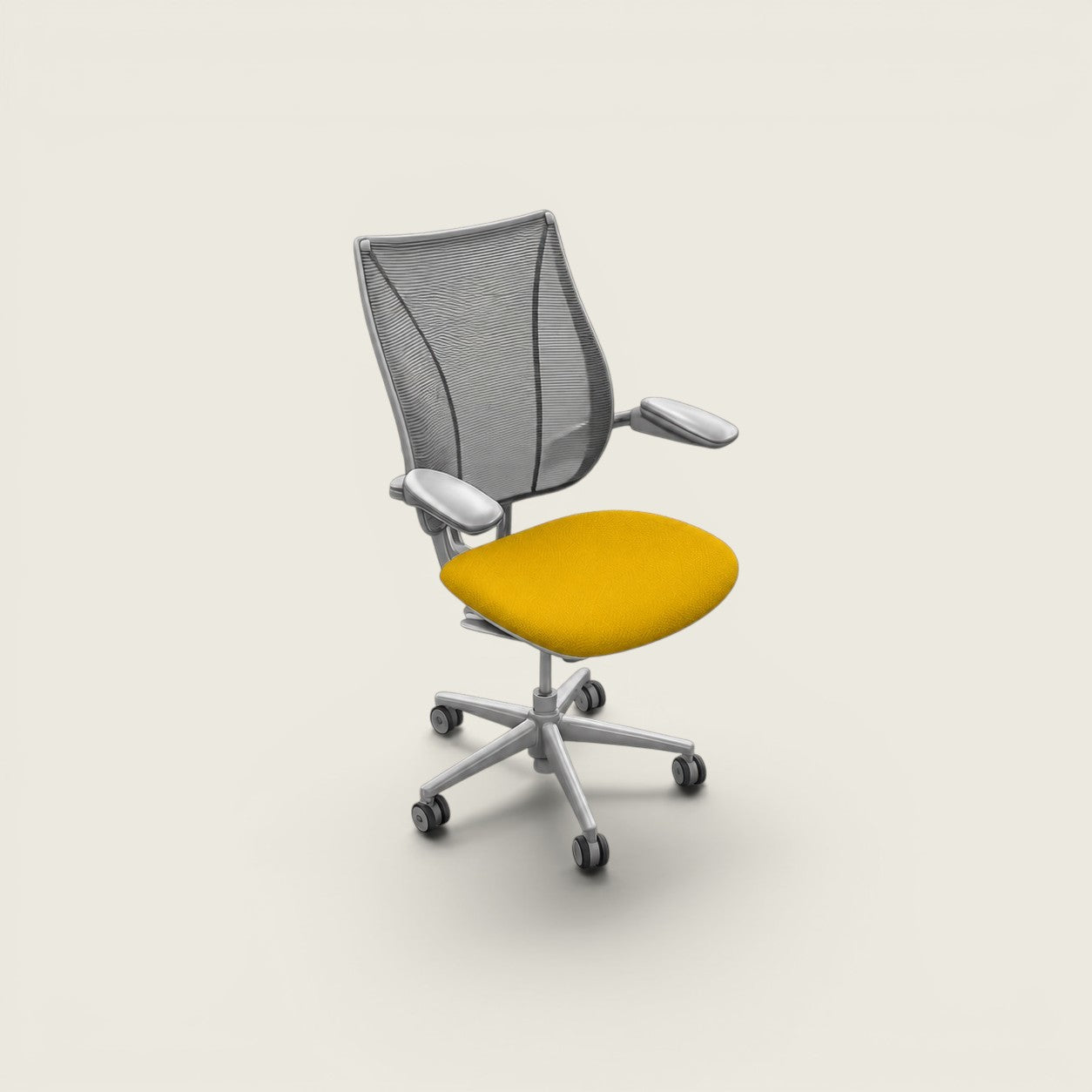 Humanscale: Liberty Task Chair In Yellow Fabric - Refurbished