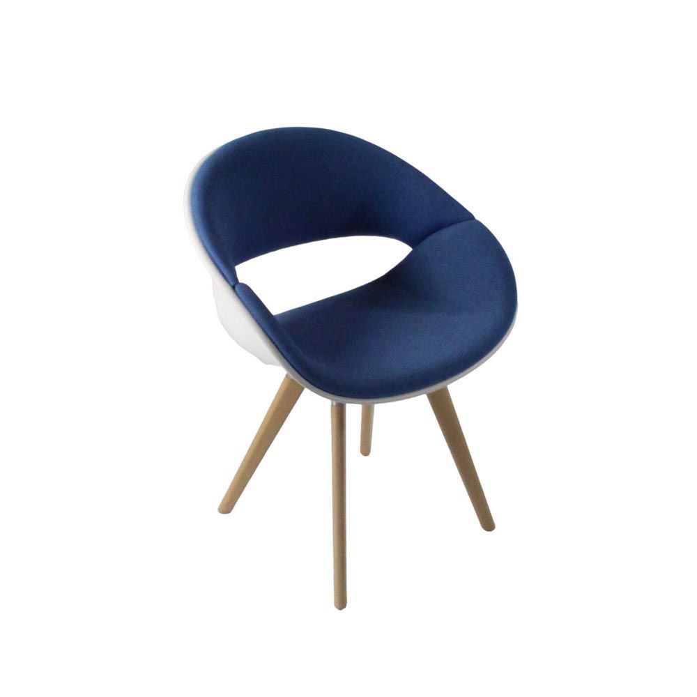 Kusch & Co: Volpino 8240 Sessel – Blau & Weiß