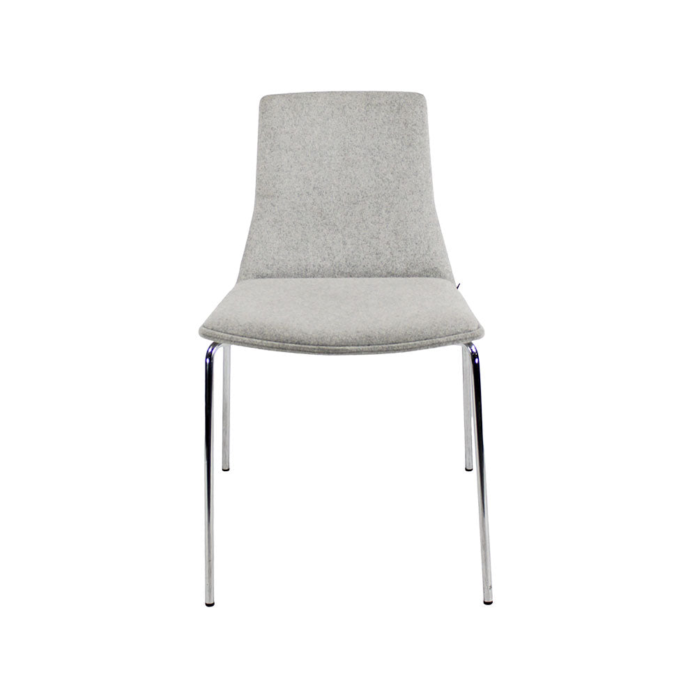 Steelcase: Coalesse Stacking Chair in Grey Fabric - Refurbished