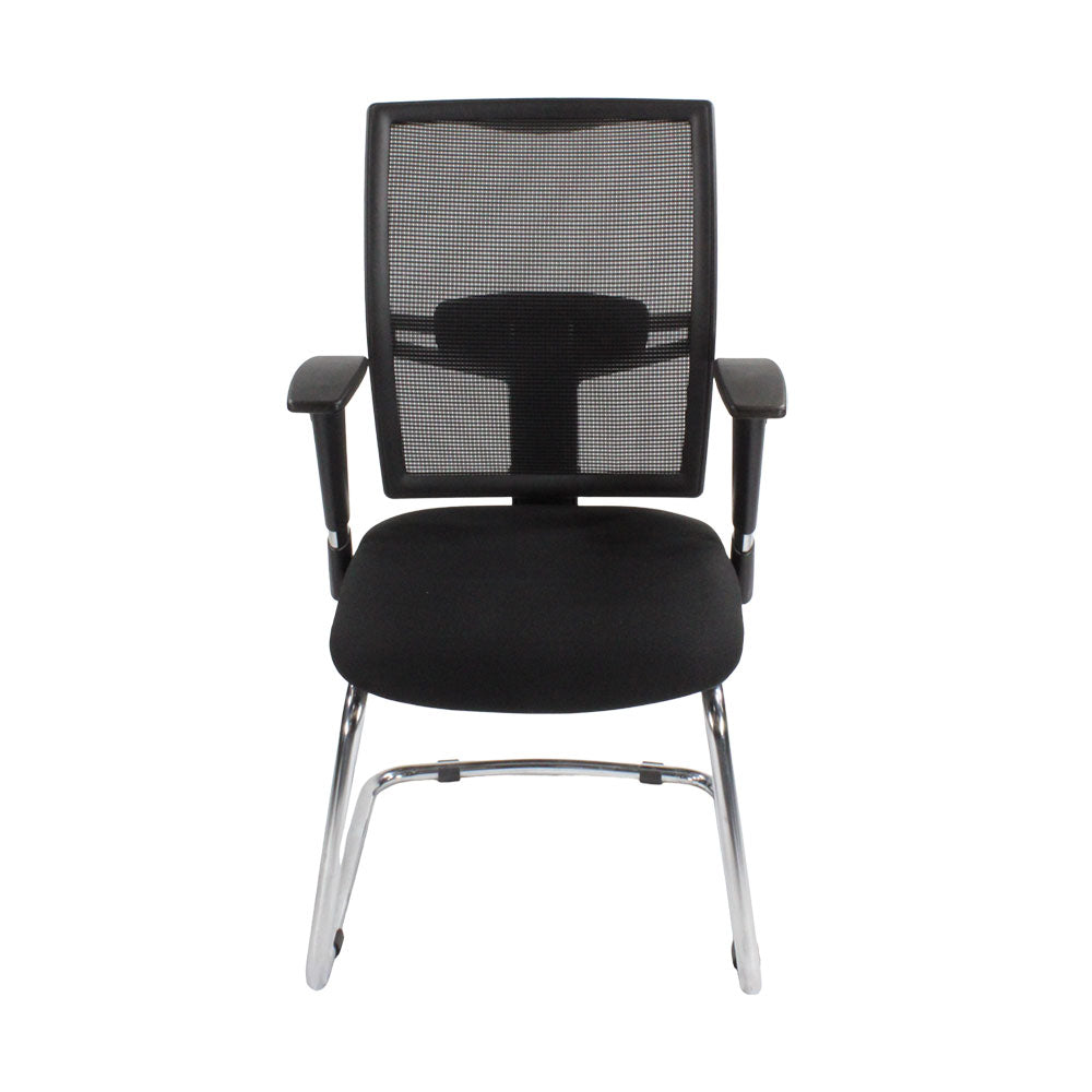 Boss Design: Move Meeting Chair in Black Fabric - Refurbished