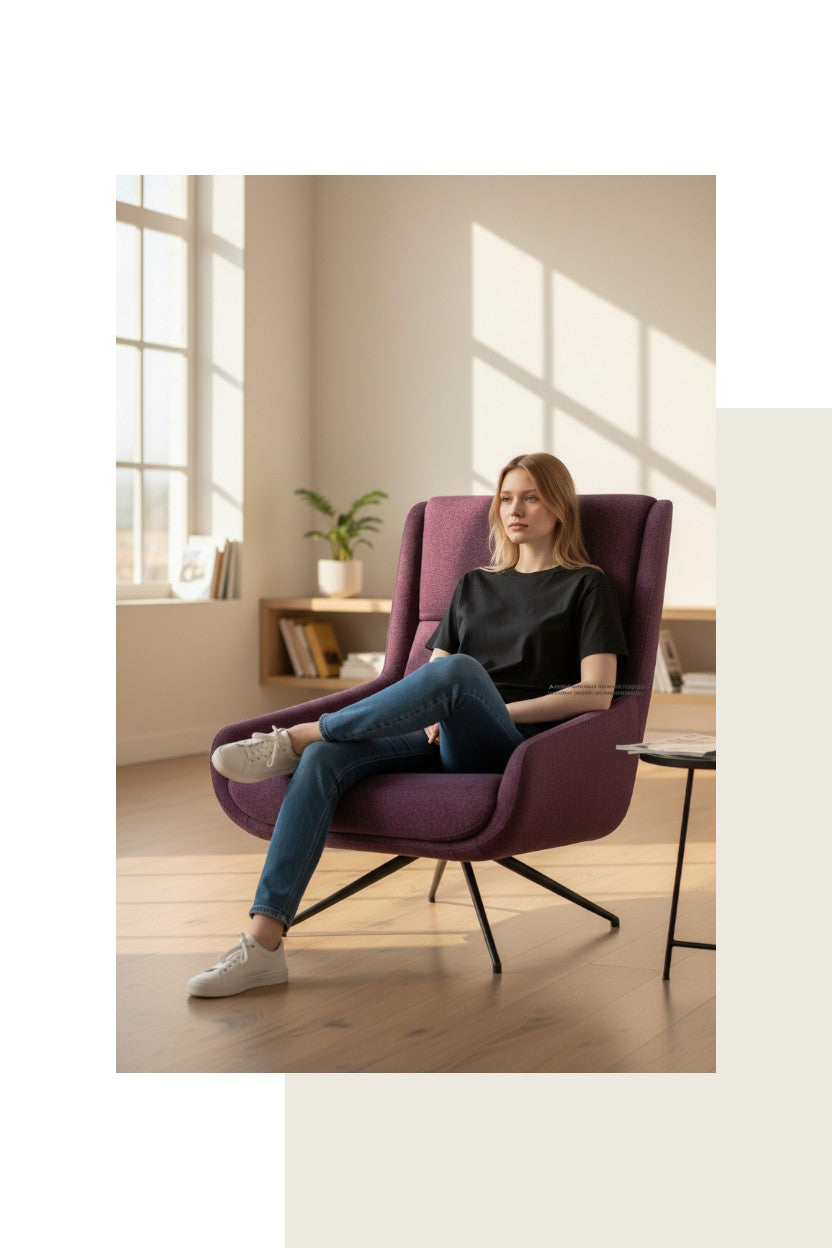 <tc>Boss Design</tc>Luge Purple Hush Lounger - Generalüberholt