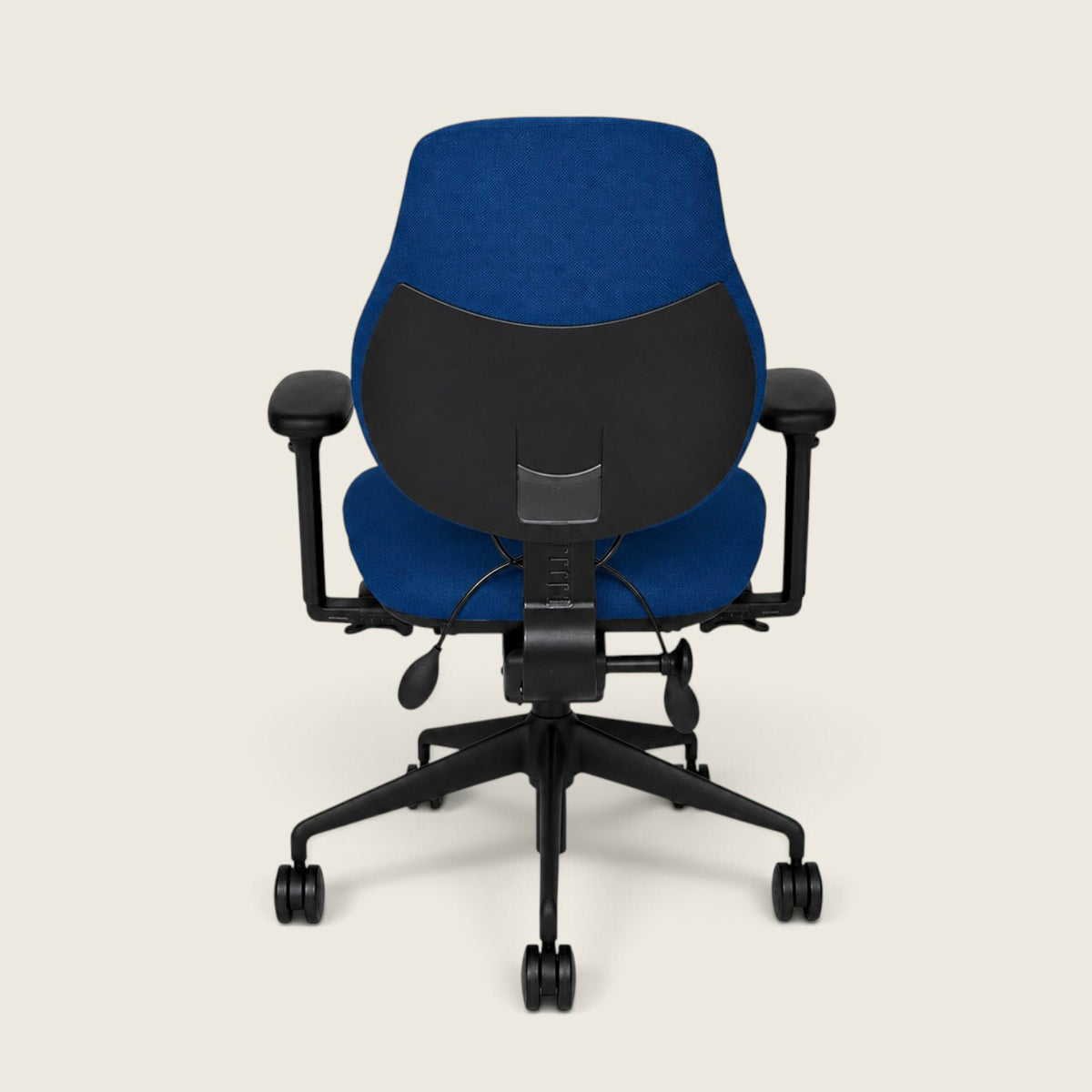 <tc>OrangeBox</tc>Flo Bürostuhl in blauem Stoff - Generalüberholt