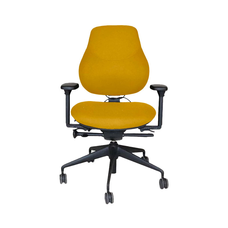 OrangeBox: Flo Office Chair in Yellow Fabric - Refurbished