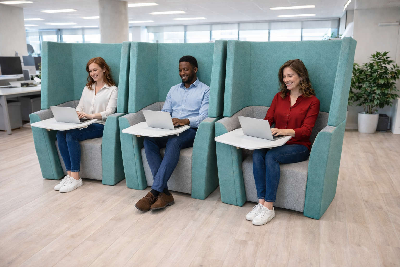 Orangebox: Away From The Desk High Back Sofa - Refurbished