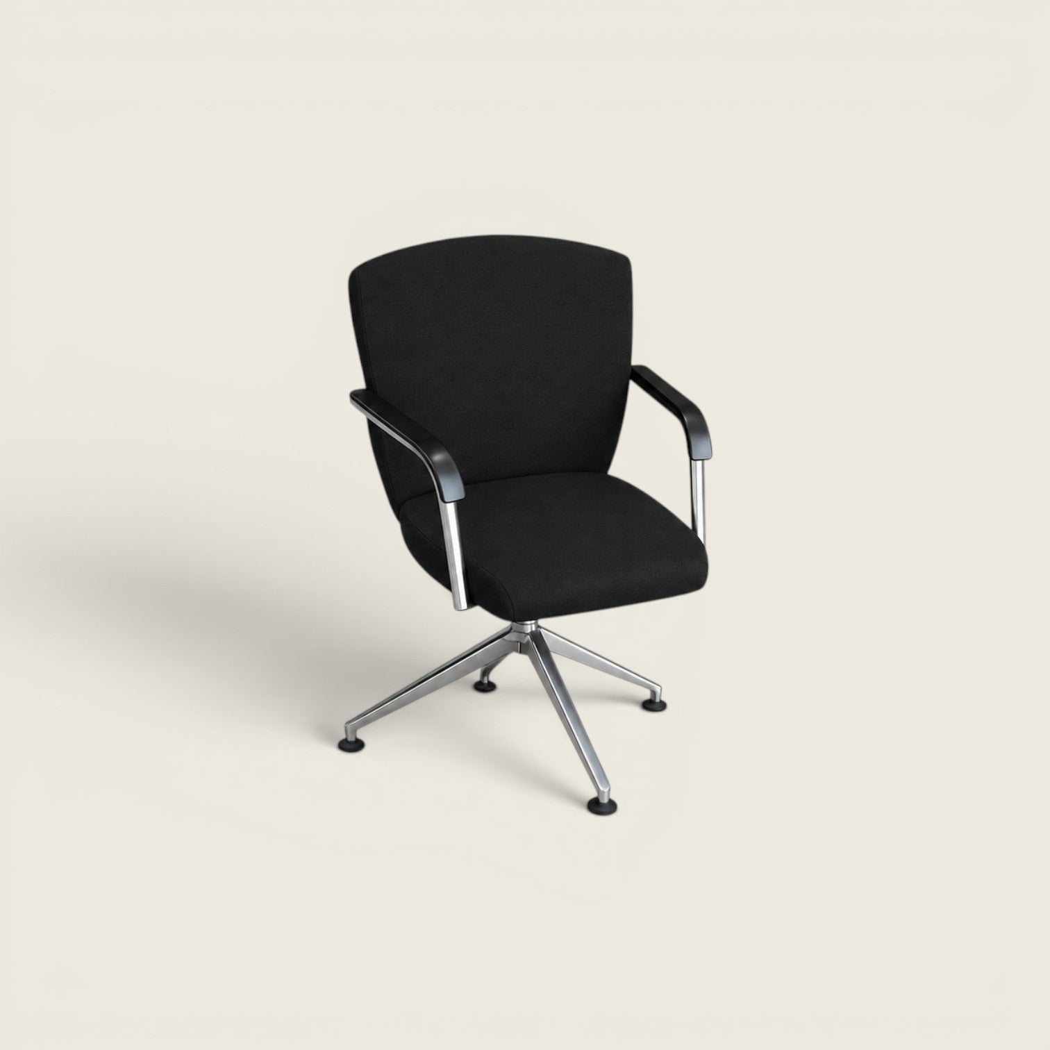 Pledge: Conference/Meeting Chair in Black Fabric - Refurbished