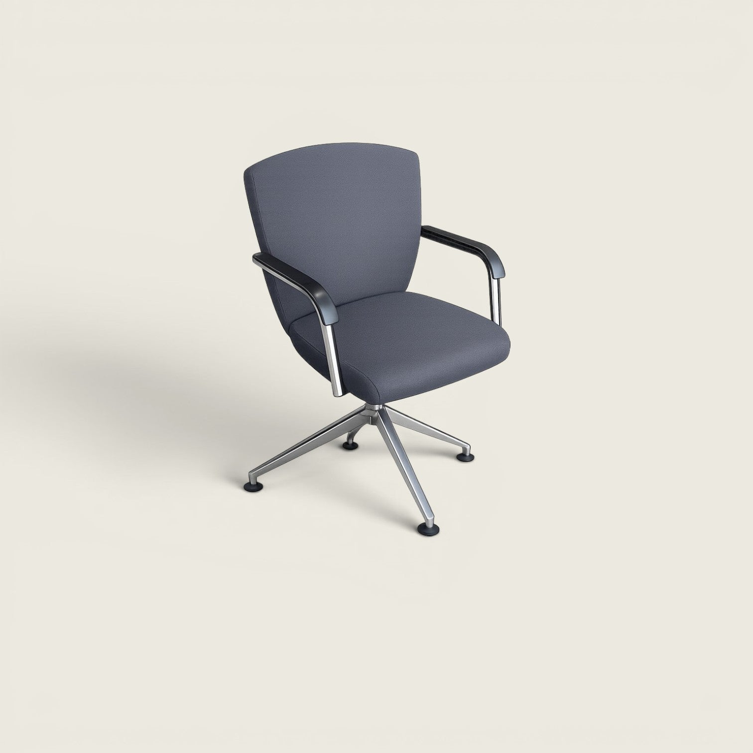 Versprechen: Zielen Sie zwei Sitzoter -Sofa in orangefarbenem Stoff - renoviert