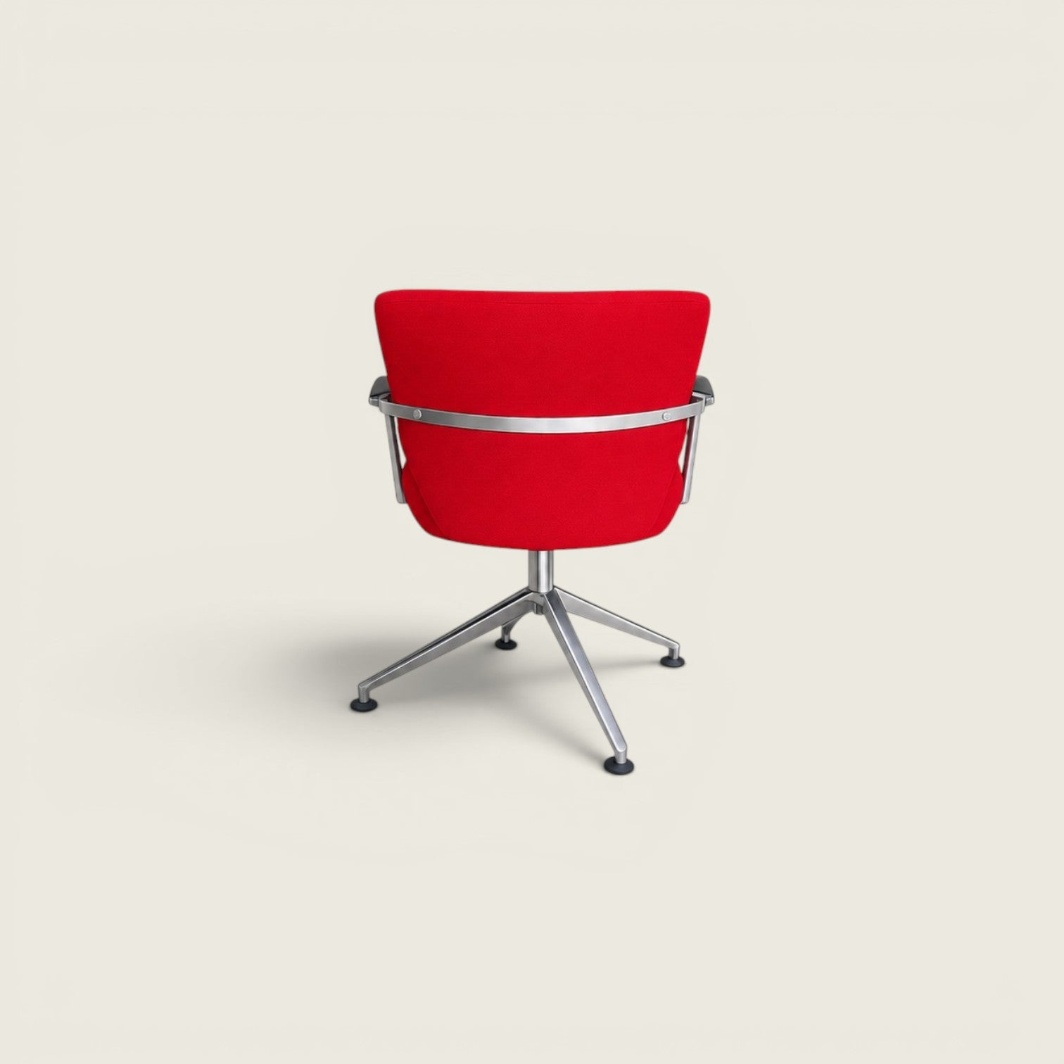 Pledge: Conference/Meeting Chair in Red Fabric - Refurbished